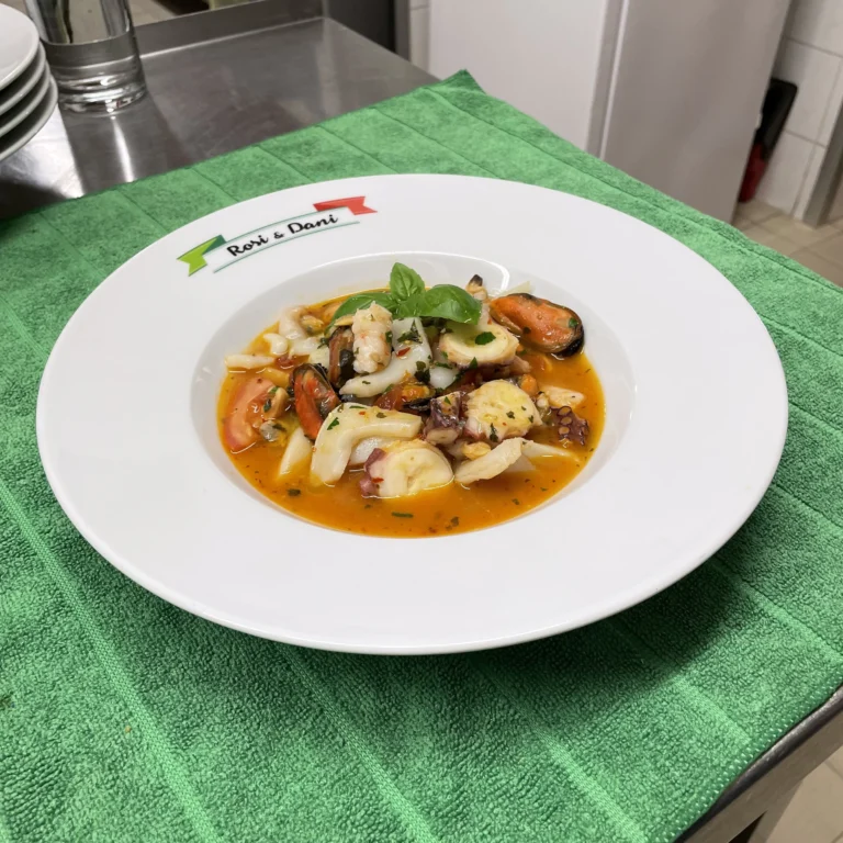 Zuppa di Pesce: Fischsuppe – Ristorante Rosi & Dani in Puschendorf